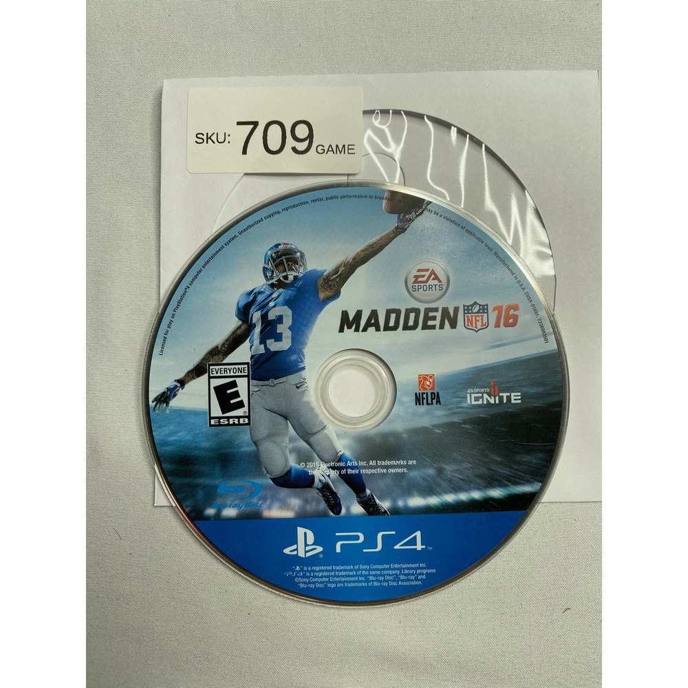 Madden NFL 16 Sony PlayStation 4